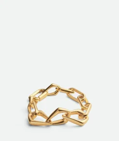 Bottega Veneta Chain Bracelet Yellow gold Discount