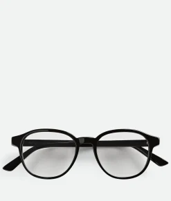 Bottega Veneta Classic Panthos Eyeglasses Black/transparent
