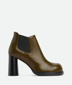 Bottega Veneta Cliff Chelsea Ankle Boot Olive oil New