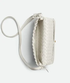 Bottega Veneta Cobble Messenger White