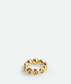 Bottega Veneta Concave Ring Yellow gold Sale