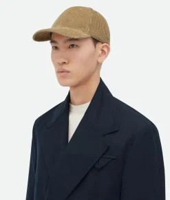 Bottega Veneta Corduroy Cap Pale oak Online