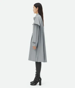 Bottega Veneta Cotton Cape Trench Vapor Outlet