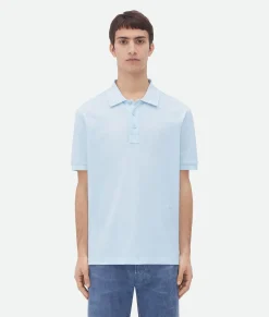 Bottega Veneta Cotton Piquet Polo Bubble Outlet