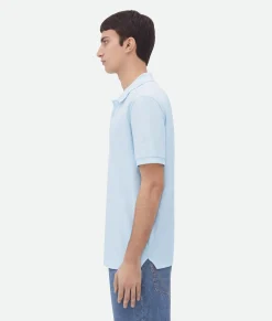 Bottega Veneta Cotton Piquet Polo Bubble Outlet