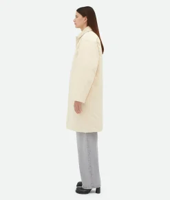 Bottega Veneta Cotton Twill Puffer Jacket Sea salt Hot