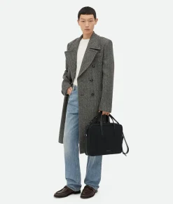 Bottega Veneta Crossroad Briefcase Black Discount