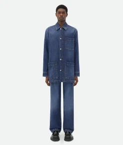 Bottega Veneta Denim Jacket Mid blue