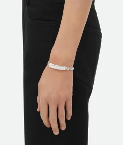 Bottega Veneta Detail Chain Bracelet Silver Best