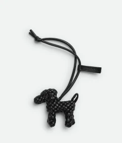 Bottega Veneta Dog Charm Black Hot