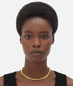 Bottega Veneta Drop Necklace Yellow gold Clearance