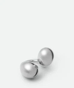 Bottega Veneta Drop Ring Silver Best