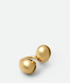 Bottega Veneta Drop Ring Yellow gold New