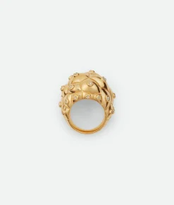 Bottega Veneta Drop Ring White