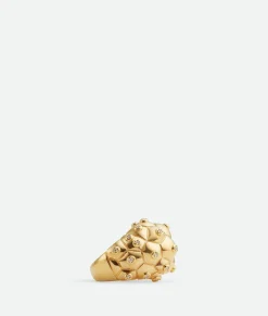 Bottega Veneta Drop Ring White