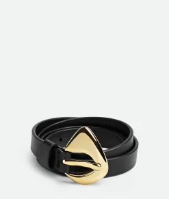 Bottega Veneta Fin Belt Black Outlet