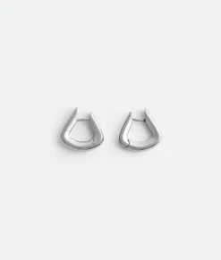 Bottega Veneta Fin Earrings Silver Best