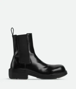 Bottega Veneta Fireman Chelsea Ankle Boot Black Clearance
