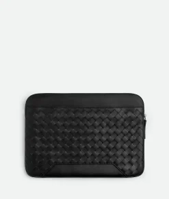 Bottega Veneta Getaway Document Case Black