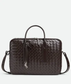 Bottega Veneta Getaway Large Briefcase Fondant Hot