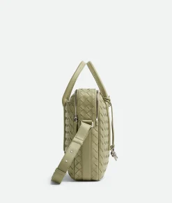 Bottega Veneta Getaway Large Briefcase Travertine Hot