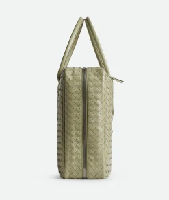 Bottega Veneta Getaway Large Weekender Travertine New