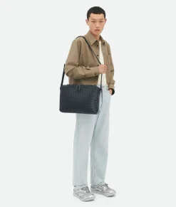 Bottega Veneta Getaway Slim Briefcase Shadow Best