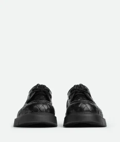 Bottega Veneta Haddock Lace-Up Shoe Black New