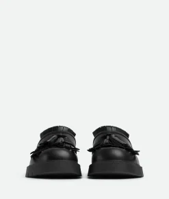 Bottega Veneta Haddock Loafer Black Discount