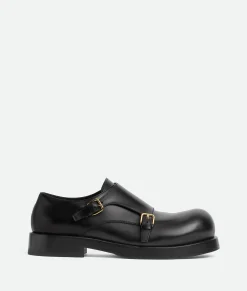 Bottega Veneta Helium Monk Strap Black Best