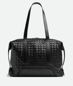 Bottega Veneta Helix Weekender Black Outlet