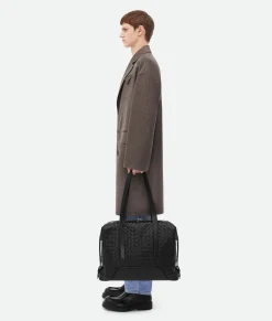 Bottega Veneta Helix Weekender Black Outlet