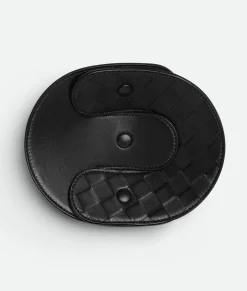 Bottega Veneta Interlocking Leather Tray - S Black Online