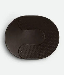 Bottega Veneta Interlocking Leather Tray - L Fondant Sale