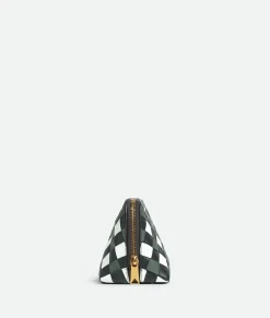 Bottega Veneta Intrecciato Beauty Pouch Ardoise / Glacier / Aloe Sale