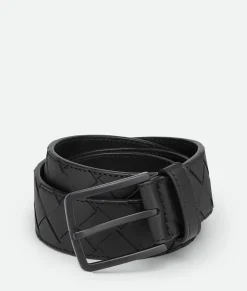 Bottega Veneta Intrecciato Belt Nero Hot