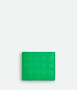 Bottega Veneta Intrecciato Bi-Fold Wallet With Coin Purse Parakeet