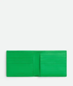Bottega Veneta Intrecciato Bi-Fold Wallet Parakeet New