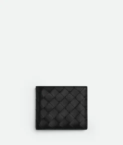 Bottega Veneta Intrecciato Bi-Fold Wallet Black Best