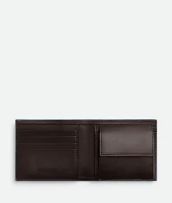 Bottega Veneta Intrecciato Bi-Fold Wallet With Coin Purse Fondant/ice Best