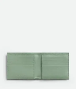 Bottega Veneta Intrecciato Bi-Fold Wallet Space/new sauge Discount