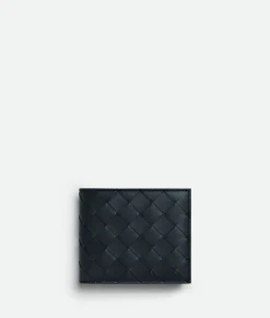 Bottega Veneta Intrecciato Bi-Fold Wallet Shadow/olive oil New
