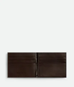Bottega Veneta Intrecciato Bill Clip Wallet Fondant/ice Hot