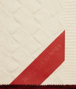 Bottega Veneta Intrecciato Blanket Cream Discount
