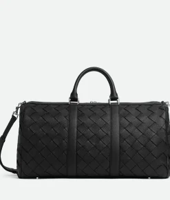 Bottega Veneta Intrecciato Cabin Duffle Black