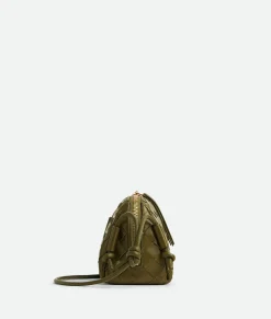 Bottega Veneta Intrecciato Concert Pouch Olive oil Clearance