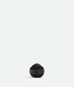 Bottega Veneta Intrecciato Cylinder Pencil Case Black Outlet