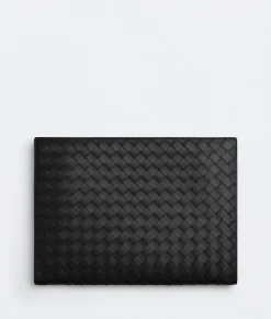 Bottega Veneta Intrecciato Document Case Black