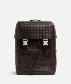 Bottega Veneta Intrecciato Flap Backpack Fondant Sale