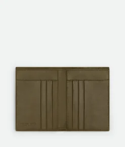 Bottega Veneta Intrecciato Flap Wallet Mud Best